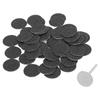 50pcs Electric Callus Remover Sandpaper Discs Pedicure Tool Replacement Accessory with Shaft