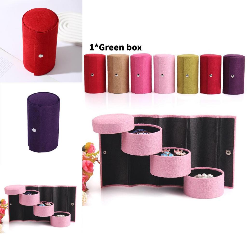 Compact And Fashionable Jewelry Display Box Organizer Perfect For Travel Storage