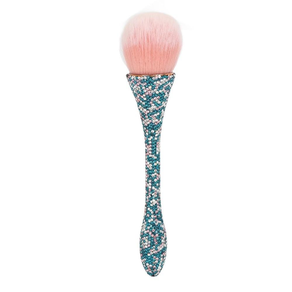 Comfortable Grip Nail Powder Remover Brush Manicure Cleaning Brush Salon Manicure Use