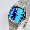 Used 44 SEIKO 11-4580 Watch Blue Dial Manual Wind Ladies