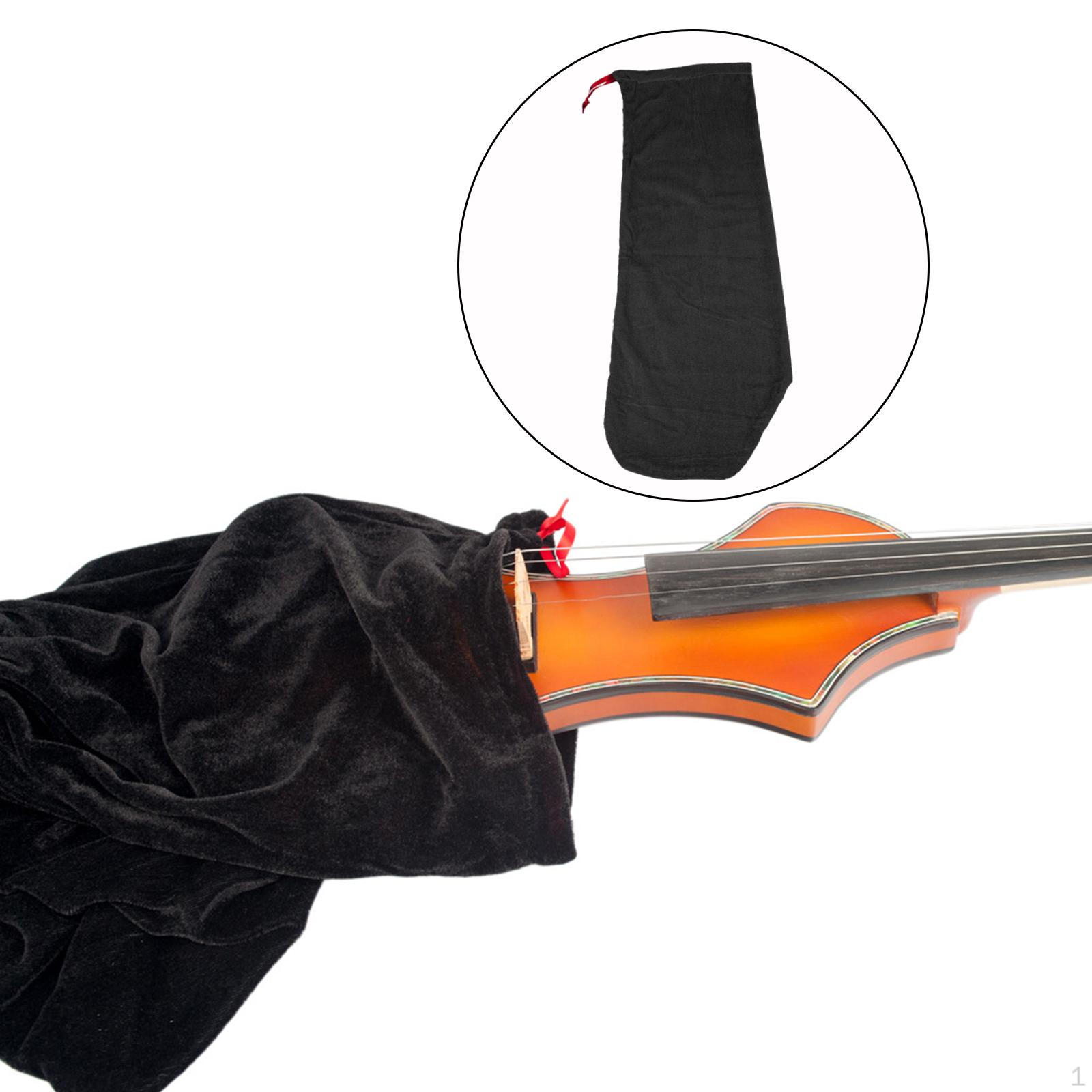 Защитный чехол для скрипки, музыкальный инструмент, пылезащитный портативный домашний моющийся чехол чёрный