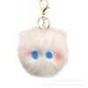 Blush Cat Pendant Plush Keychain - Cute Girly Backpack Charm