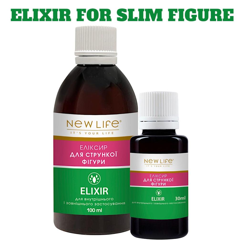 Elixier für eine schlanke Figur, pflanzliches Nahrungsergänzungsmittel New Life