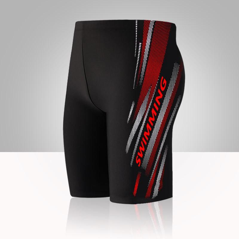 Mens Quick-Dry Training Swim Trunks Pool Gym Swimming Diving Spa Sports 5/8 Length Compression Fit