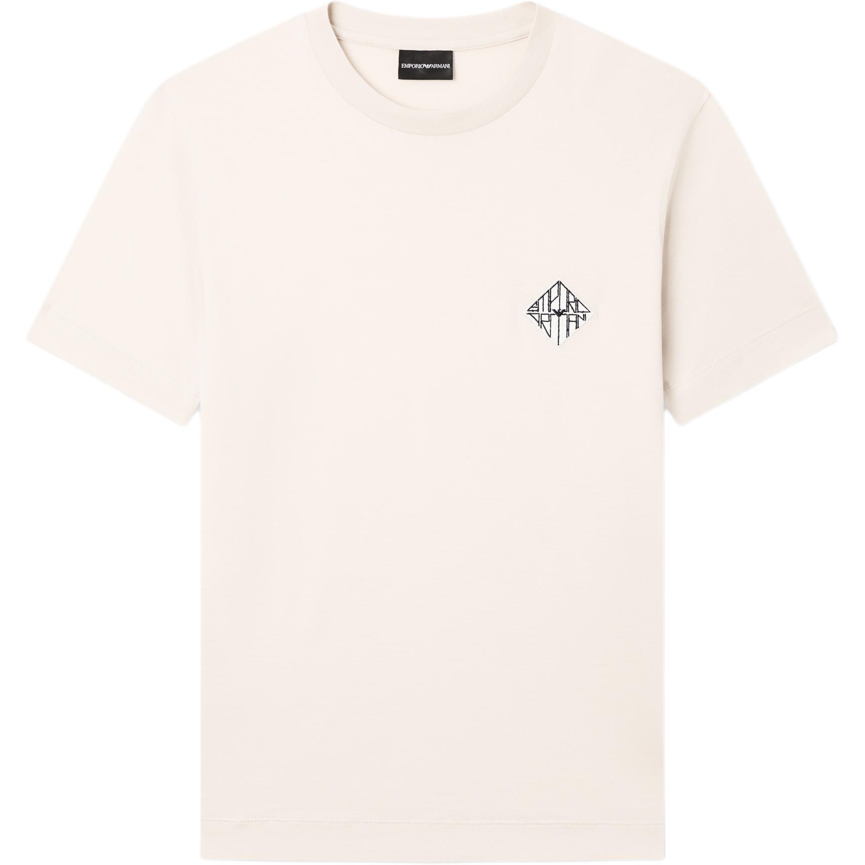Emporio Armani Crew Neck Logo Slim Fit Short Sleeve T-Shirt Men tops EM005281-AF13747-M1384 S