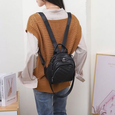 Cowhide Women's Backpack, Large-capacity Versatile Fashion Travel Schoolbag, Soft Leather Large-capacity Women's Bag