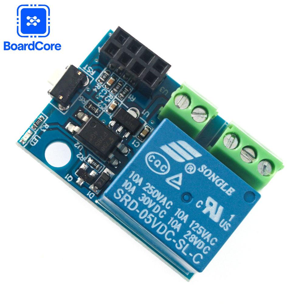 ESP8266 ESP-01S WiFi Relay Module Smart Switch Socket with 10A Relay DIY Smart Plug for Smart Home APP Remote Control