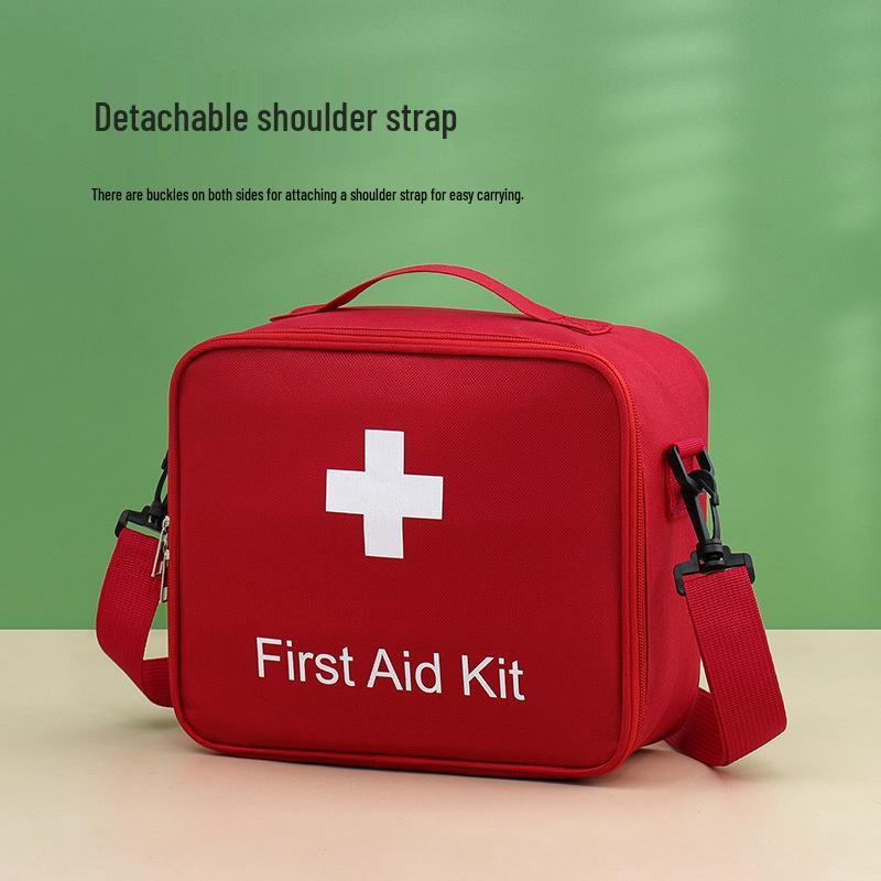 Portable Large-Capacity Crossbody Medicine Storage and Emergency Travel Bag