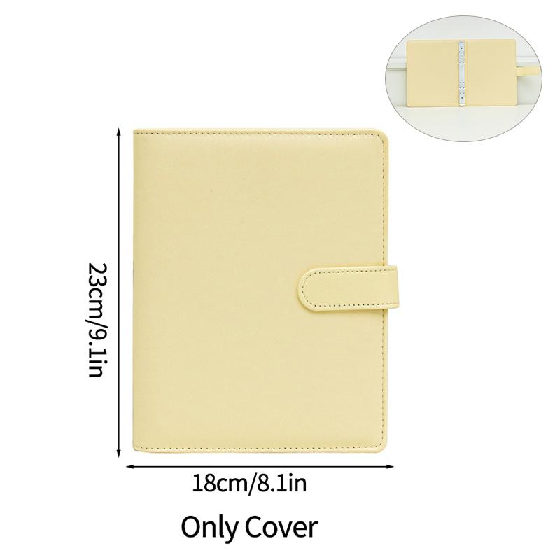Pu Leather Photocards Holder Photo Album Cards Collect Book Idol Kpop Photo Card Storage Binder Cover Binding Machine Notebook