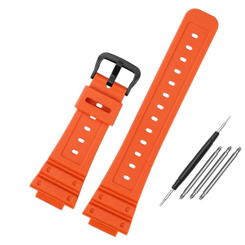Braccialetto in Silicone da 16 mm per Casio G-Shock GW-5000/B5600/M-5610 DW5600e GLX-5600 Cinturino in Gomma Resina Impermeabile Ga2100