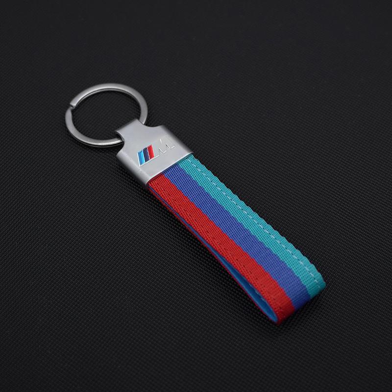 Chaveiro de Couro de Alta Qualidade Com Argola para Chaves com Logo de Carro Adesivo de Carro Para BMW M Power Performance M3 M5 X1 X3 X5 X6 E46 E39 E36 E60 E90 ir2