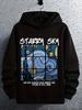 hoodie Letter Pattern Casual Fashion Sweater