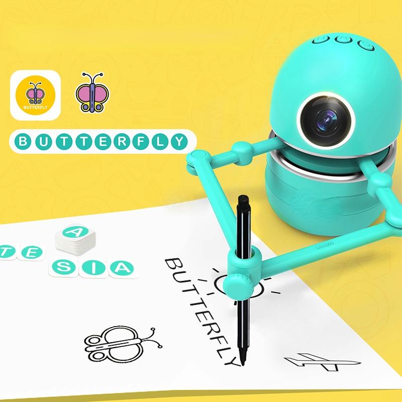 NEU KI Zeichnung Quincy Roboter Intelligentes Lehren Kinder Mathematik Intelligentes STEAM Roboter Spielzeug für Jungen
