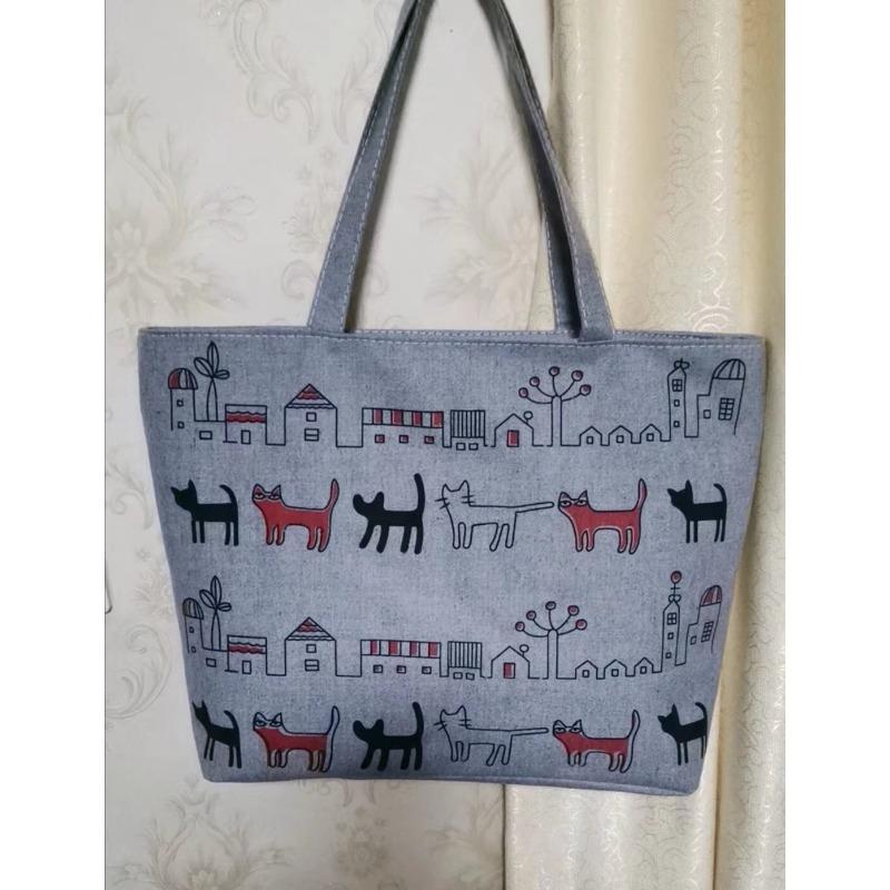 Shoulder Bag Women's Canvas Bag Large Capacity Work Commuter Women's Bag Portable Tote Bag Nanfeng Bag