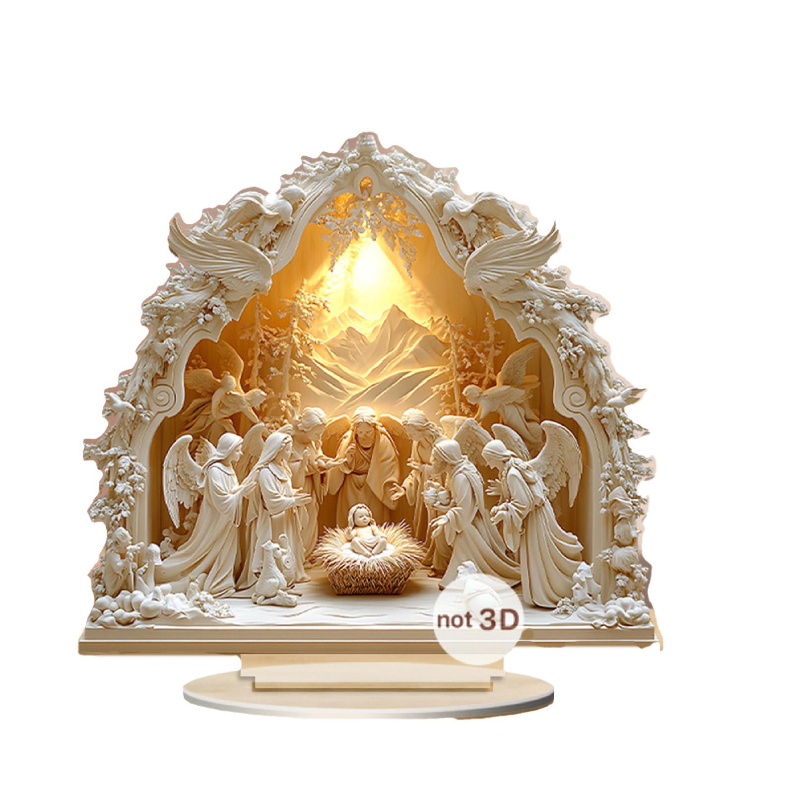 

2D Акриловое украшение для дома One Size