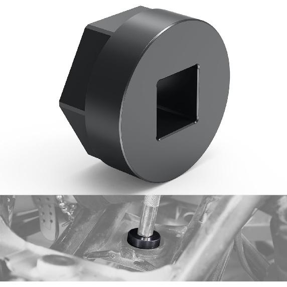 NICECNC Steering Stem Bearing Puller Nut Removal Tool Compatible with Yamaha Raptor 700 YFM700 2013, 2015 2016 2017 2018 2019 2020-2024, Raptor 700