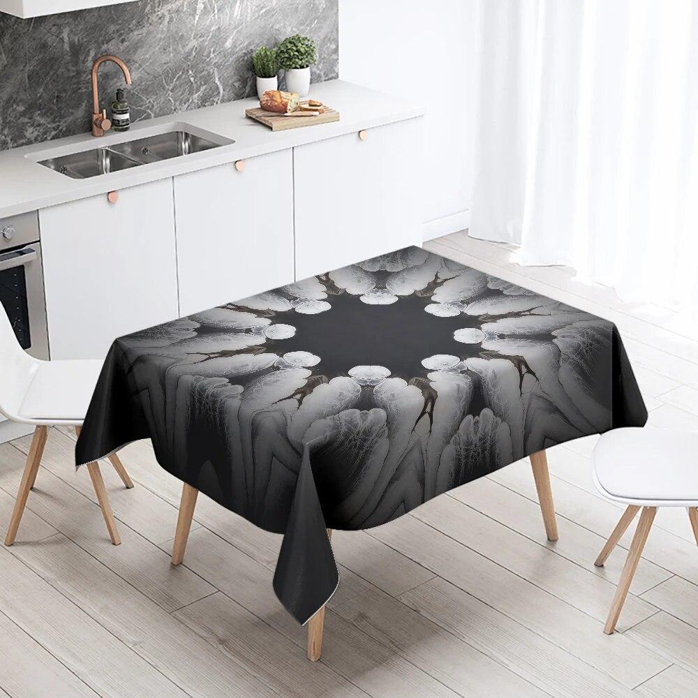 Psychedelic Mandala Tablecloth Wedding Party Restaurant Banquet Decoration Kitchen Table  Home Rectangular