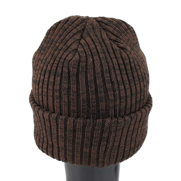 Champion Knit Cap Women's Men's Knit Hat Beanie Unisex Brown