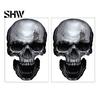 Creative Holiday Gifts for Friends Halloween Skull Static Window Stickers, Realistic Glass Decals, Waterproof PVC Spooky Home Decor Party Clings,