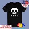 Skateboarding Zero Skull Retro Cartoon Men's Black Size S To 3XL