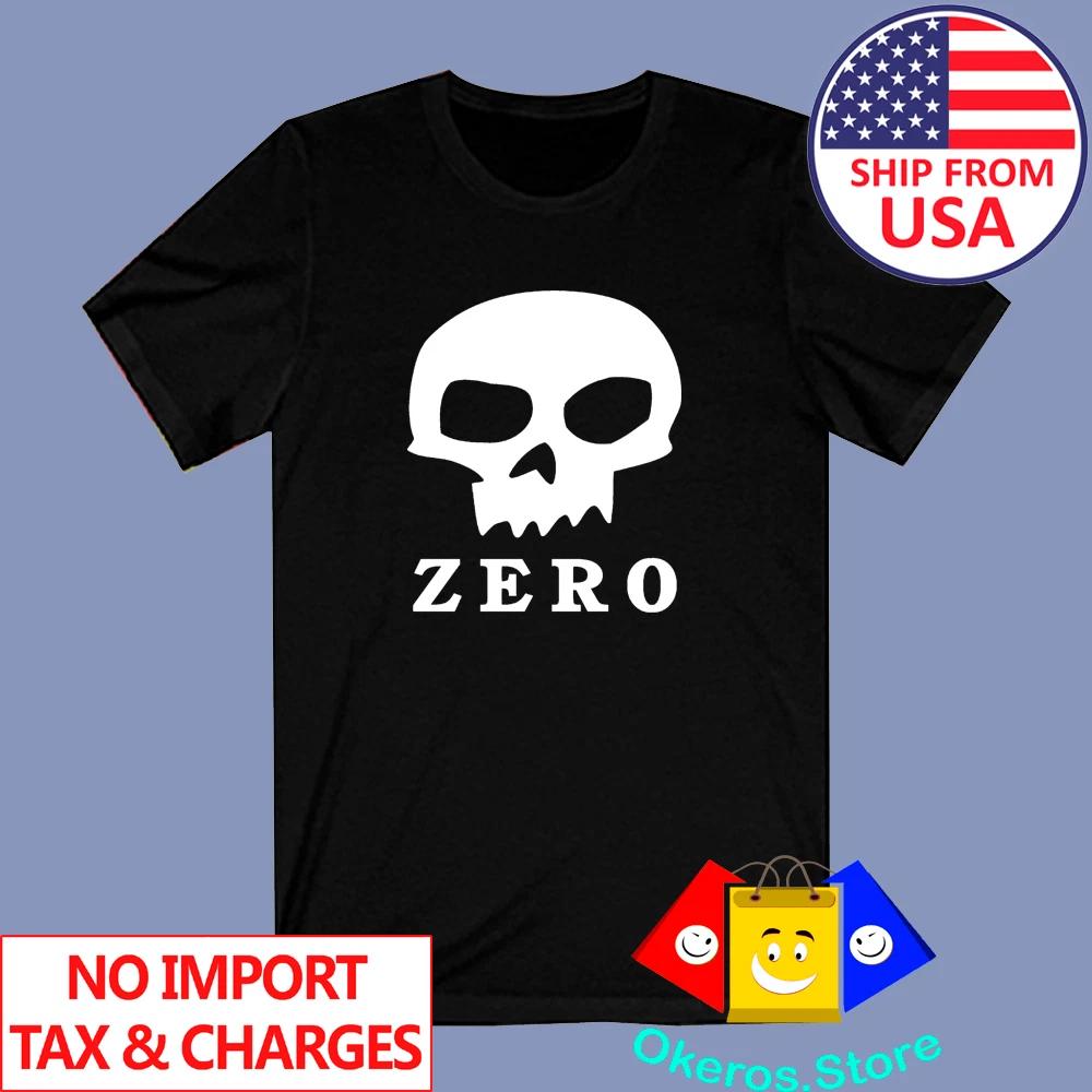 Skateboarding Zero Skull Retro Cartoon Men s Black Size S to 3XL XL