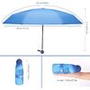 TIME LOVER Compact Travel Umbrella - Portable Mini Folding Umbrella with UV Protection for Rain, Girls and Women
