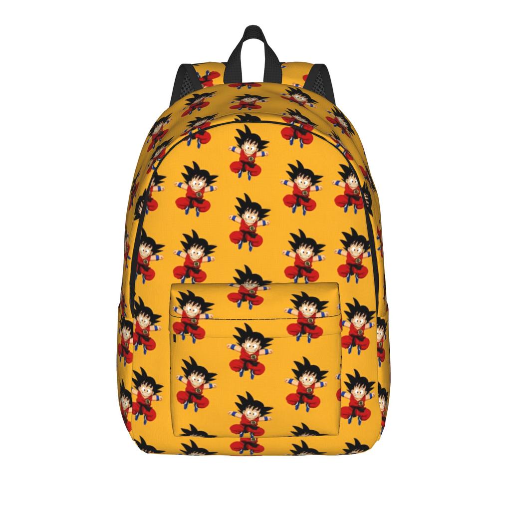 DBZ Goku Pattern Teenage Backpack Gift High School Hiking Travel Daypack for Men Women College Shoulder Bag