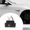 12V Toggle Switches Panel for Yacht Campers Truck Boat 3 Way Fused Marine Bilge Pump Switches Panel with LED Indicator
