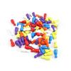 100 Pcs Colorful Wooden Chess Markers 24x12mm Board Game Tokens Marking Pieces for Strategy Games