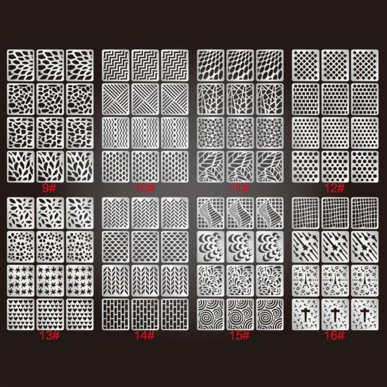 3 Sheet Nail Art Transfer Stickers 3D Design French Manicure Tips Decal Tool
