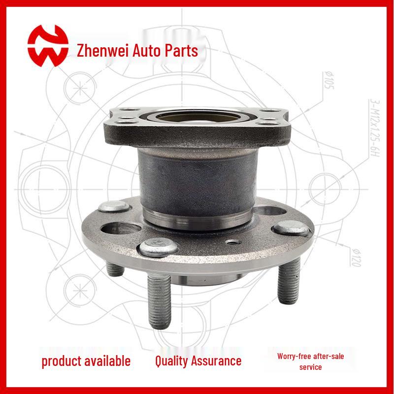 Wheel Hub & Bearing Assembly - Fits Ford/Mazda 2 Rear