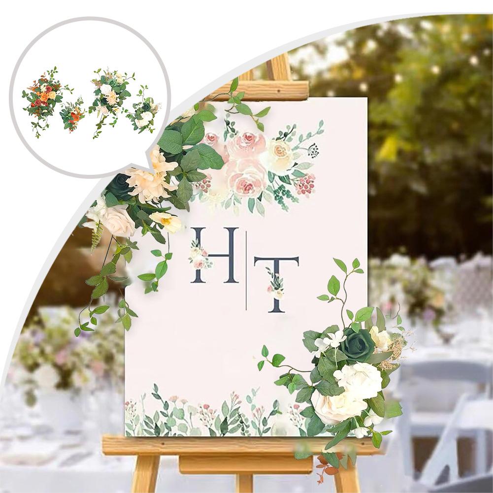 Faux Flower Set Artificial Flowers Event Decoration Birthday Party Decor Boho Wedding Theme Bridal Shower Flowers