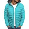 Men's Winter Zipper Warm Down Hoodie Jacket Packable Light  Coat