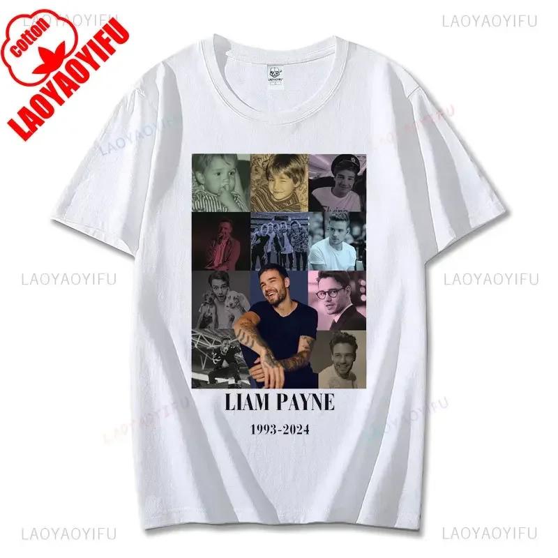 Rip Liam Payne Shirt One Direction T-Shirts In Memory of Liam Payne Tee-Shirt Reunion Tribute Short Sleeve Unisex Cotton Tshirt
