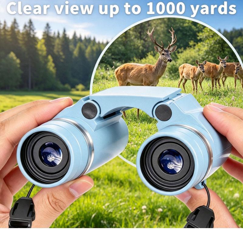 HD Auto-Focus Fixed-Focus Binoculars for Kids & Adults - Portable Telescope for Outdoor Travel & Mountaineering
