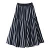 Plus Size High Waist Vintage Stripe Spring Summer Autumn Casual Loose Maxi Long for Woman Skirts Womens Skirt