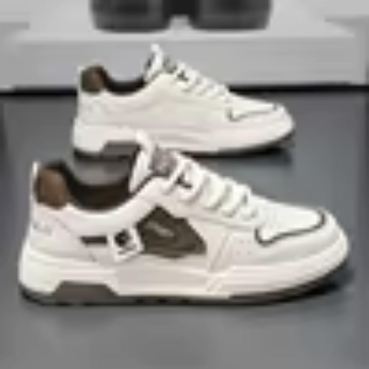 

Мужские модные спортивные повседневные кеды в корейском стиле, дышащие, белые, на толстой подошве, с сетчатой подкладкой, новая дышащая коллекция 42 бежевый