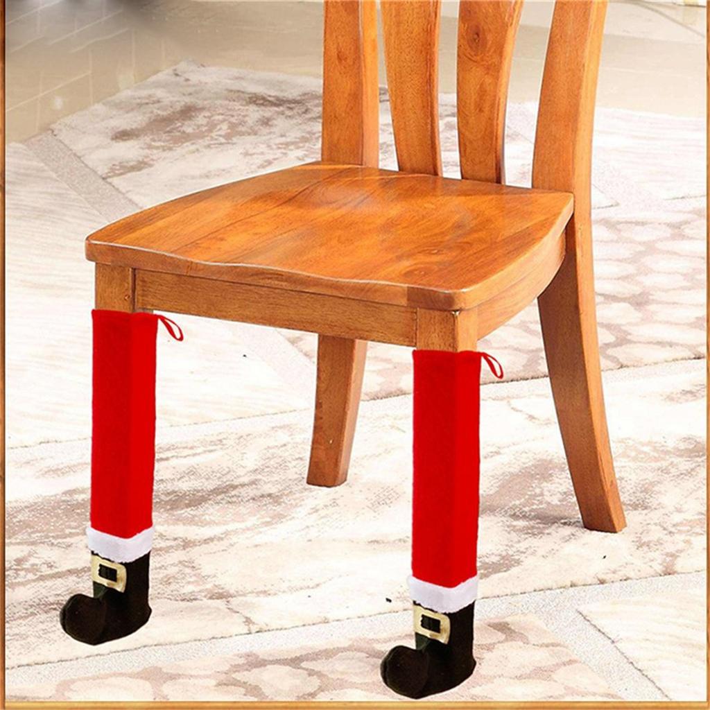 Christmas Decorations, Christmas Table Leg Covers, Christmas Chair Leg Covers, Christmas Wine Bottle Decoration Covers