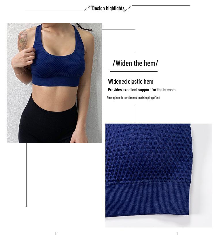 2025 Damen Stoßfester Sport-BH für Laufen Fitness Yoga mit Schönem Rückendesign