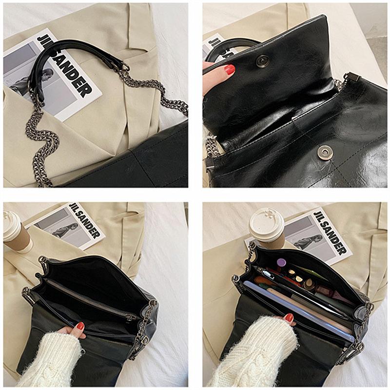 High Quality Large Capacity Handbag Womennewest Fashion Diamond Chain Bag Simple Shoulder Bag Messenger Bag Trend