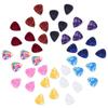 6/36/72pcs Celluloid Guitar Picks ABS Bass Ukulele String Instrument Accessories for Music Lover Indoor Outdoor Performance XJM