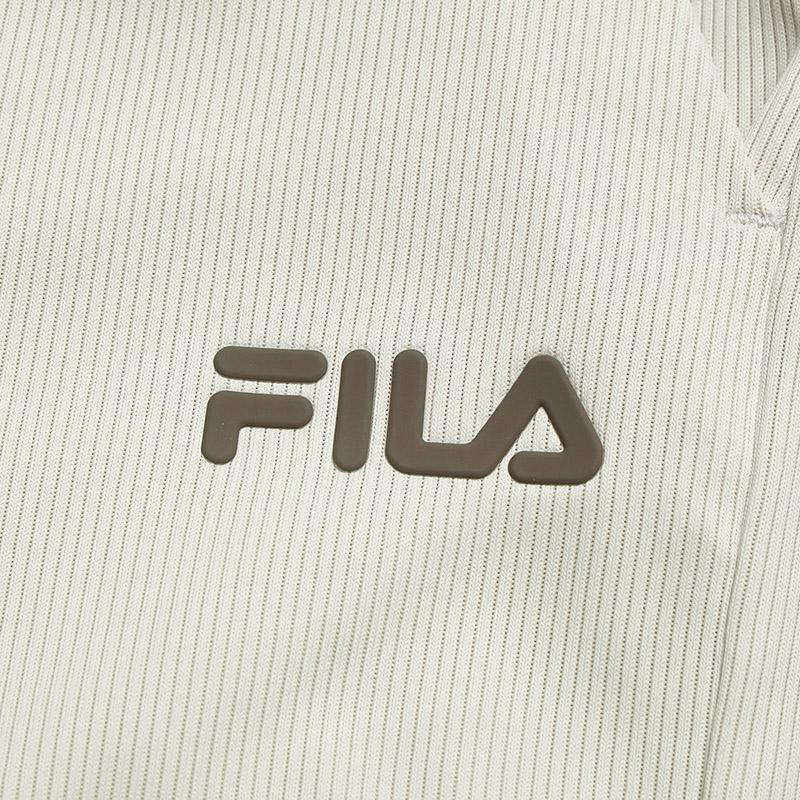 Fila Original Fashion Classic Retro Sports Casual Relaxed Versatile Comfortable Knit Pants Women Bottoms Cream F51W629602FBG