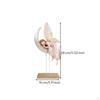Moon Fairy Figurine Delicate Craftsmanship Resin Statue Decorative for Girls, Women,