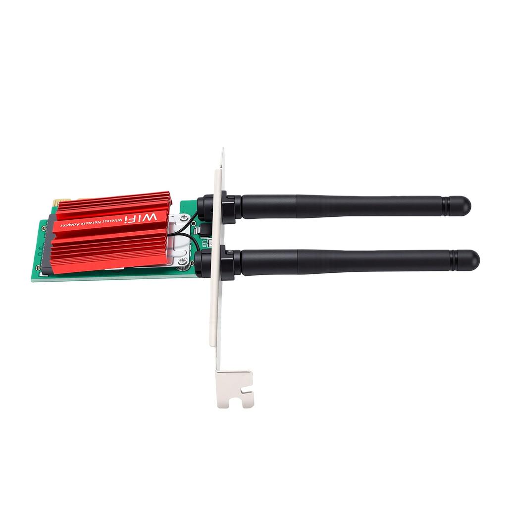 PCIE WiFi Pro Adapter 600 Mbps Ultra Low Latency 5G 2.4G Dual Band PCIE Wireless Adapter for Desktop PCs
