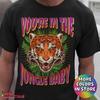Welcome To The Jungle Tiger T-Shirt and Kids Shirt: 80s Rock Music Tee