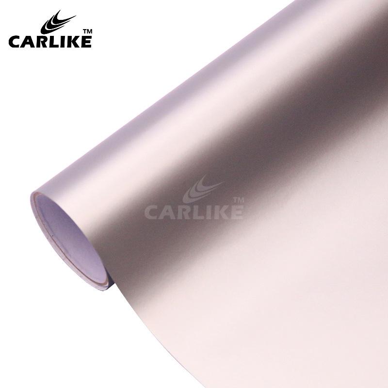Xinlang Electroplating Mirror Finish Car Sticker - Brushed Gold/Silver Matte Adhesive 1.22*50 meters