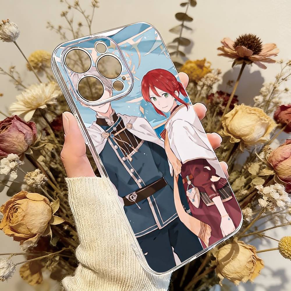 

Snow White with the Red Hair Phone Case For iPhone 17 16 15 14 13 12 11 Mini Pro Max Plus Transparent Cover iPhone12