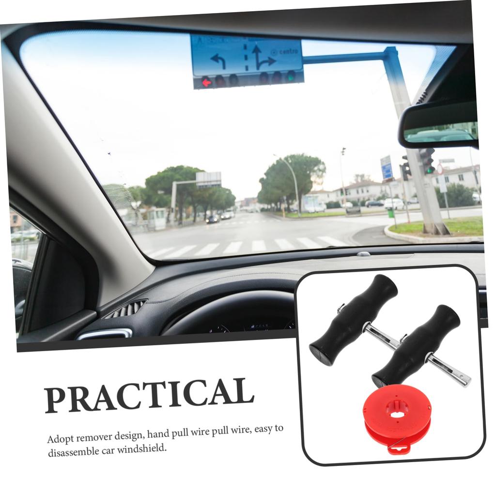 OSALADI Windshield Removal Tool, Automotive Glass Replacement Wire Kit, Urethane