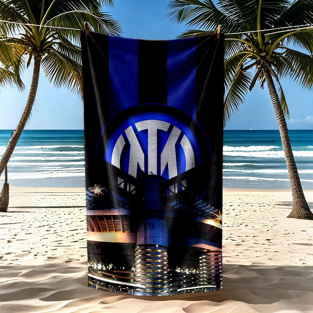 Inter Milan Beach Towel Soft Durable Quickdry Comfortable Lightweight Portable For Swimmingbeachcamping Travel Beach Accessoriesgym