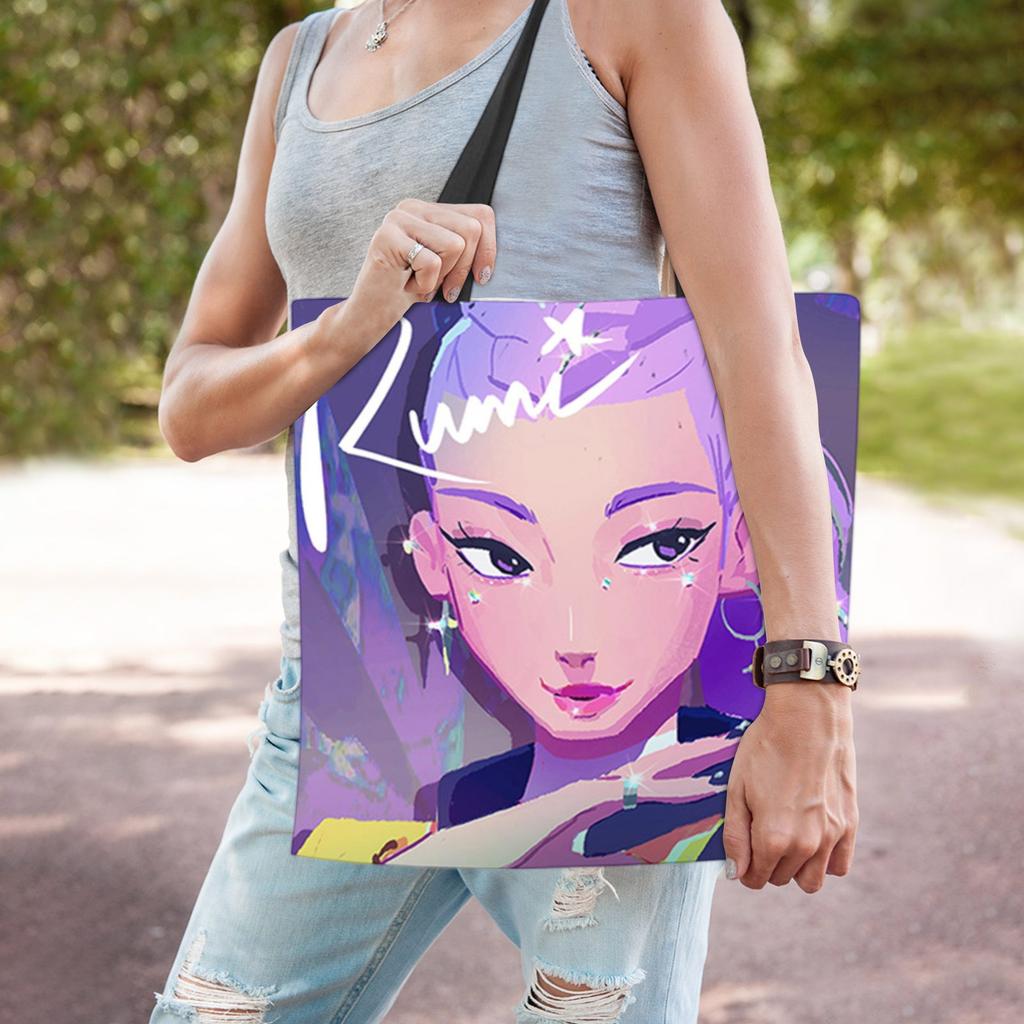 Canvas Bag Full-color Film And Television Animation Peripheral Tote Bag Shopping Bag Student Portable Bag